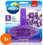 Sano Set 3 x Odorizant WC Sano Bon Purple Lavender, 55 g (FXE-3xEXF-TD-EXF18746)