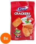 Croco Set 8 x Biscuiti Top cu Pizza Croco Crackers, 150 g (FXE-8xEXF-TD-EXF13797)
