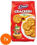 Croco Set 7 x Biscuiti cu Seminte de Floarea Soarelui Croco Crackers, 150 g (FXE-7xEXF-TD-EXF20614)