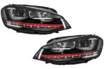 KITT Faruri 3D LED VW Golf 7 VII (2012-2017) R20 GTI Design Semnal Dinamic LED Performance AutoTuning
