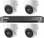 Hikvision Sistem supraveghere video Hikvision 4 camere interior 4 in 1, 8MP, lentila 2.8, IR 60m, DVR 4 canale 4K 8MP SafetyGuard Surveillance