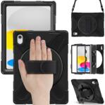  Husă SOLID Durabilă pentru Apple iPad (A16) 2025 / iPad 2022 BLACK
