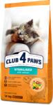 CLUB 4 PAWS Premium Sterilizate Hrana uscata pisici adulte, cu Somon 14kg