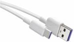 EMOS USB-C töltő- és adatkábel A - C 1, 5m (USB 2.0) Quick Charge - fehér (SM7026)