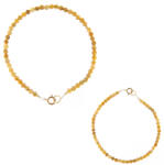  Bratara Ochi de Tigru Diametru 56 mm - Rotund Fatetat 3x3 mm - Accesorii Golld Filled - 1 Buc