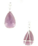  Pandantiv Safir Galben Natural Neregulat Fatetat cu Argint 925 - 35-41 x 17-18 x 5-6 mm - 1 Buc