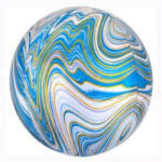  Fólia gömb lufi 16" 40cm Orbz, Marble kék, n4139401 (LUFI215495)