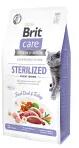 Brit Care Cat GF Sterilised Weight Control Friss Kacsa pulykával 7kg