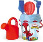 Smoby Set găleată Spidey Spiderman Garnished Bucket Smoby cu stropitoare 17 cm înălțime de la 18 luni (SM862154)