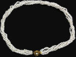  Colier din Perle de Cultura Alba Bob de Orez 4-5 x 2-3 mm - Accesorii Cupru Placat