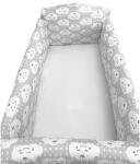 Deseda Aparatori laterale protectii pat 140x70 cm deseda maxi norisori pe gri