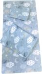 Deseda Set 3 piese paturica cu cearsaf si pernuta 140x70 cm norisori albastrii Lenjerii de pat bebelusi‎, patura bebelusi