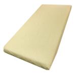 Deseda Cearsaf cu elastic roata cu imprimeu buline albe pe crem-160*80 cm Lenjerii de pat bebelusi‎, patura bebelusi
