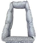 Deseda Set aparatori protectii laterale super groase stelute albe pe gri 120×60 cm deseda