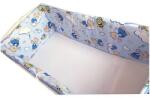 Deseda Aparatori laterale protectii laterale pat pufoase 120x60 cm h35cm deseda ursuleti cu albinute pe albastru