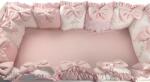 Deseda Aparatori din 13 pernute lux by deseda pt pat 120x 60 cm roz pudra