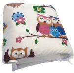 Deseda Set 4 aparatori laterale pufoase h39 pat 120x60 cm bufnite cu maro