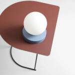 ALDEX Veioza moderna albastra minimalista cu glob din sticla Ball S (1076B16_S)