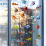Walplus Sticker vinil Dinosaurs And Solar System