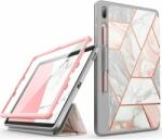 3mk Husa Supcase Cosmo pentru Samsung Galaxy Tab S7 FE 5G 12.4 inch cu protectie display, Marble (843439113626)