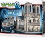 TACTIC Puzzle 3D Wrebbit Castles & Cathedrals Collection Notre-Dame de Paris, 830 piese, Multicolor (397543)