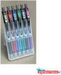 Pentel Írószertartó asztali műanyag 6db-os készlet BL77 toll, Pentel 6 klf. szín (42779) - nyomtassotthon