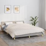 vidaXL Pătură cu greutăți, crem deschis, 200x225 cm, 13 kg, textil (350763) Patura