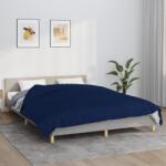 vidaXL Pătură cu greutăți, albastru, 200x200 cm, 9 kg, material textil (350742) Patura