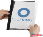 BLUERING Gyorsfűzõ klip mappa A4, műanyag 60laphoz fém klippes Bluering(R) fekete (894397)