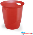 Durable Papírkosár 16l, Durable Trend, áttetszõ piros (DU1701710003)