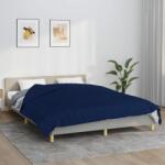 vidaXL Pătură cu greutăți, albastru, 220x235 cm, 11 kg, textil (350746) Patura