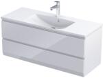 Roltechnik BRYLANT UNI 120 fürdőszoba szekrény, fényes fehér OR36-SD2S-120-1-V3 (OR36-SD2S-120-1-V3)