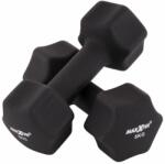 MAXXIVA® MAXXIVA Súlyzó szett neoprén borítással 2 x 5 kg fekete (ZFF38188)