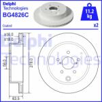 DELPHI Disc frana DELPHI BG4826C (BG4826C) - automobilus