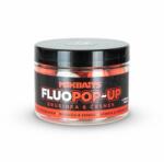 Mikbaits POP-UP FLUO BOJLI 150ml - ÁFONYA FOKHAGYMA 14mm