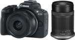 Canon EOS R50 + RF-S 18-45mm f/4.5-6.3 IS STM + RF-S 55-210mm (5811C023) Digitális fényképezőgép