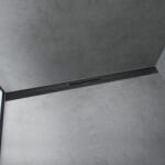 Hansgrohe RainDrain Flex oldalfal mellé zuhanylefolyó 100 cm, vágható, matt fekete 56053670 (56053670)