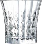 Cristal d'Arques 6 pohár Crystal Diamond Arches whisky Lady Diamond készlet, 270 ml