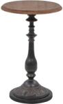 vidaXL Masă de capăt, lemn masiv de brad, 40 x 64 cm, maro (246125) - vidaxl