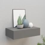vidaXL Dulap de perete cu sertare, gri, 40x23, 5x10 cm, MDF (330245) Raft