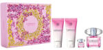 Versace Bright Crystal Set cadou, Apă de toaletă 90ml + Apă de toaletă 5ml + Gel de duș 100ml + Lapte de corp 100ml, Femei