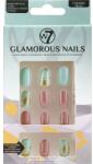 W7 Set unghii false - W7 Cosmetics Glamorous Nails Pretty Peony