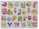 Magic Toys Színes fa kisbetűk formaillesztő játék (MKL448727)