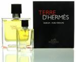 Hermès Terre D´Hermes Parfum Ajándékszett, Eau de Parfum 75ml + Eau de Parfum 12.5ml, férfi