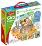 Quercetti Quercetti: Montessori Giro 4db-os állatos puzzle szett (10611)