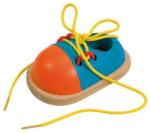 Woodyland Színes fa játék cipőcske fűzővel - Woodyland (90625) - innotechshop