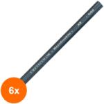CRETACOLOR Set 6 x Creion Grafit MegaGraphite Cretacolor - 6B (CUL-6x170 06)