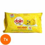Dalin Set 7 x 72 Servetele Umede Dalin Soft & Clean (ROC-7xAAMDLSE024)