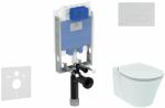 Ideal Standard ProSys - Set de instalare încastrată, toaletă și capac Connect Air, clapetă Oleas M2, Aquablade, SoftClose, crom mat ProSys80M SP92 (ProSys80M SP92)