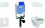 Ideal Standard ProSys - Set de instalare încastrată, toaletă Alpha și capac, clapetă Oleas M2, crom mat ProSys80M SP104 (ProSys80M SP104)